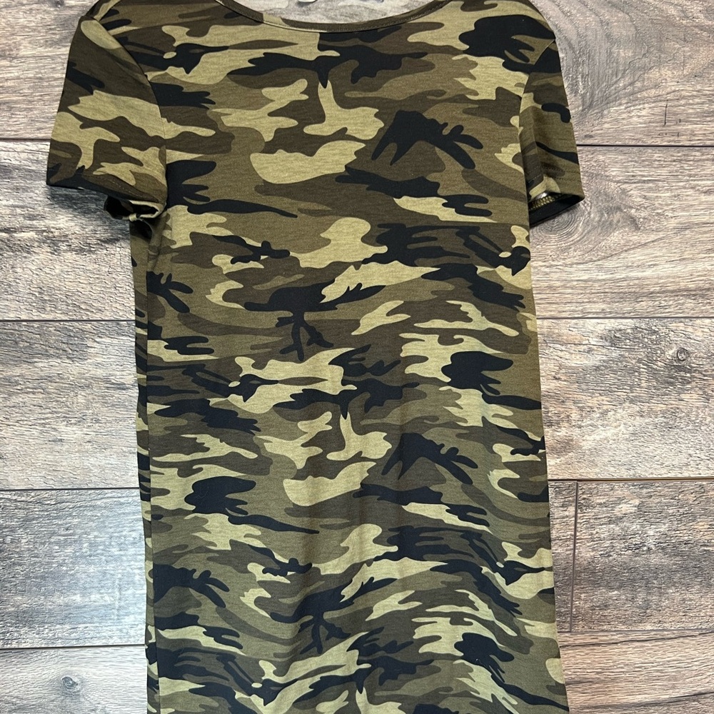 Source Unknown Camouflage Kids Casual Dress